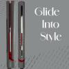 imageCHI Lava Glide Hairstyling Iron Ceramic Hair Straightener for Smooth Styling ampamp LongLasting Shine Fast Heatup for Professional Straightening 1quot