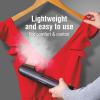 image:imageCHI Steam Handheld Garment Steamer for Clothes Fabric and Drapes 5 Minutes of Continuous Steam Portable WrinkleRemover for Home and Travel Vacation Essentials Black 115808 Cord
